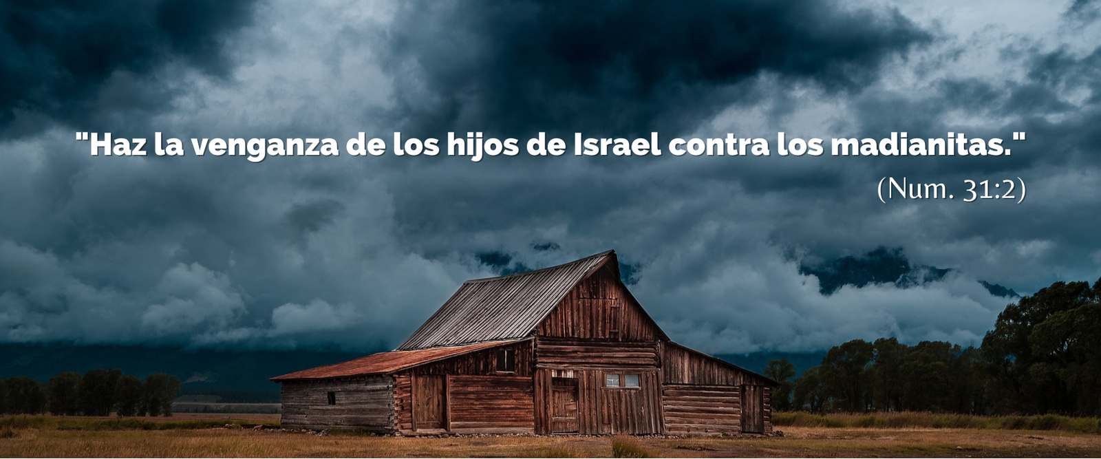 Tormenta sobre el pueblo