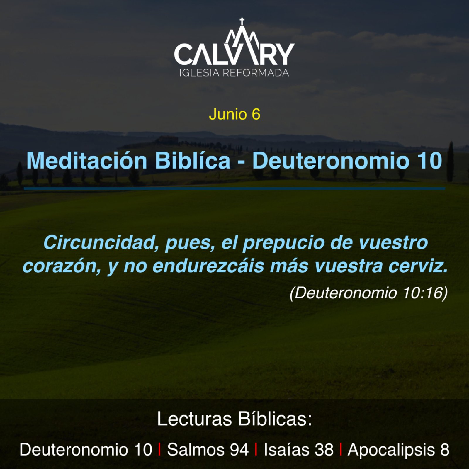 Meditación Bíblica para Deuteronomio 10 – Junio 6 episode artwork